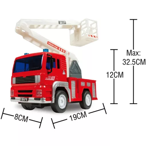 Super Wheelz interaktív létrás tűzoltóautó fénnyel és hanggal