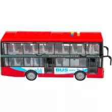 Super Wheelz interaktív emeletes busz fénnyel és hanggal