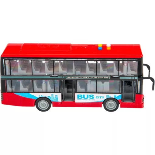 Super Wheelz interaktív emeletes busz fénnyel és hanggal