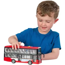 Super Wheelz interaktív emeletes busz fénnyel és hanggal