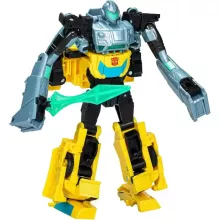 Hasbro Transformers: EarthSpark Cyber-Combiner - Űrdongó (Bumblebee) és Mo Malto robot akciófigurák
