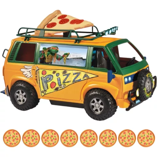 Tini Nindzsa Teknőcök pizzaszállító autója kilövővel