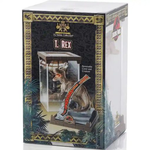 The Noble Collection - Jurassic Park Tyrannosaurus Rex fém gyűjtői dino figura