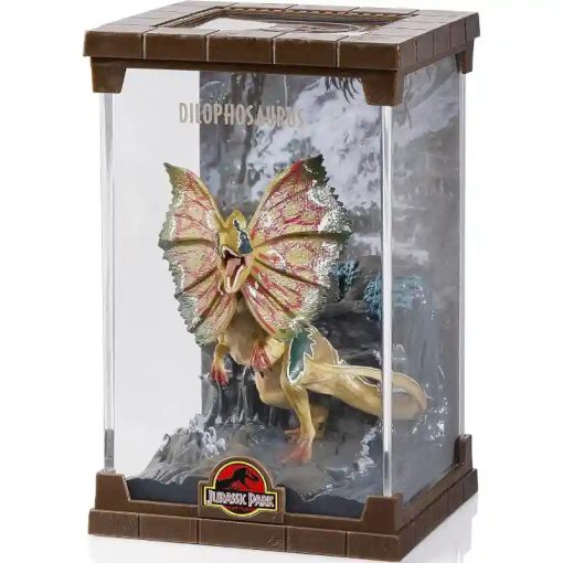 The Noble Collection - Jurassic Park Dilophosaurus fém gyűjtői dino figura