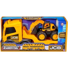 Teamsterz JCB munkagép játékszett markolóval és kamionnal
