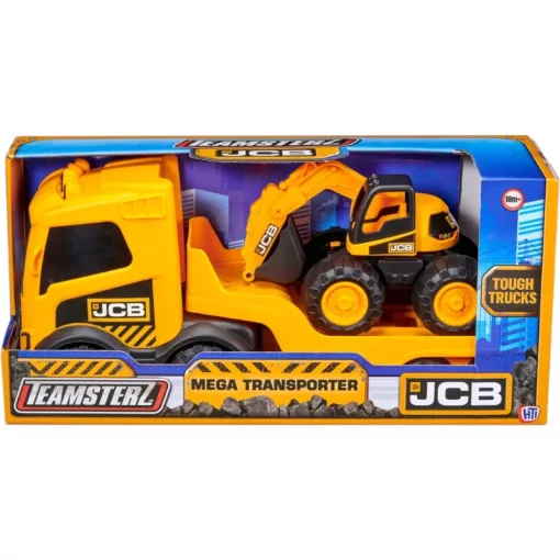 Teamsterz JCB munkagép játékszett markolóval és kamionnal
