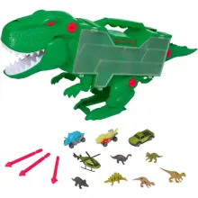 Teamsterz Beast Machines interaktív T-Rex autószállító kilövővel