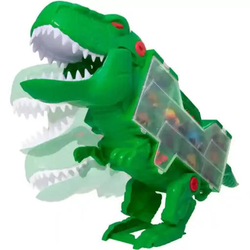 Teamsterz Beast Machines interaktív T-Rex autószállító kilövővel