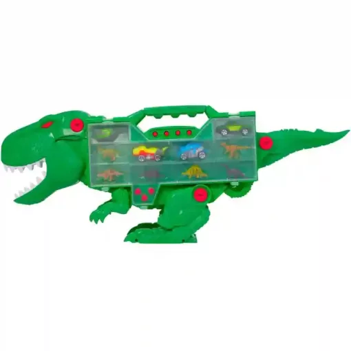 Teamsterz Beast Machines interaktív T-Rex autószállító kilövővel