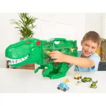 Teamsterz Beast Machines interaktív T-Rex autószállító kilövővel