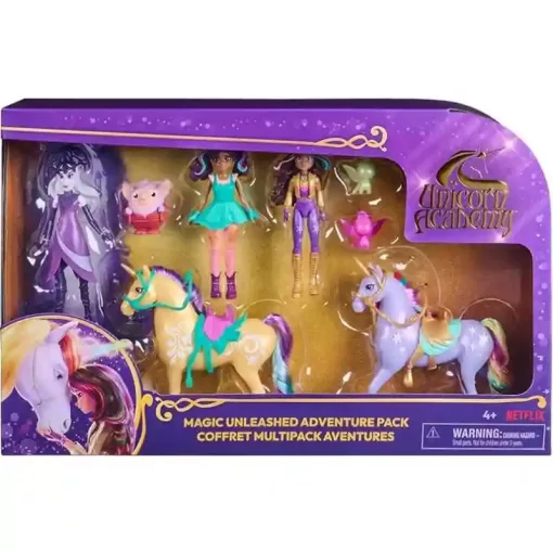 Unikornis Akadémia - 8 darabos figurakészlet, Unicorn Academy