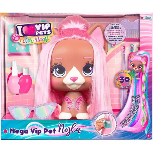 VIP Pets - Mega Nyla kutya figura 40cm hosszú hajjal