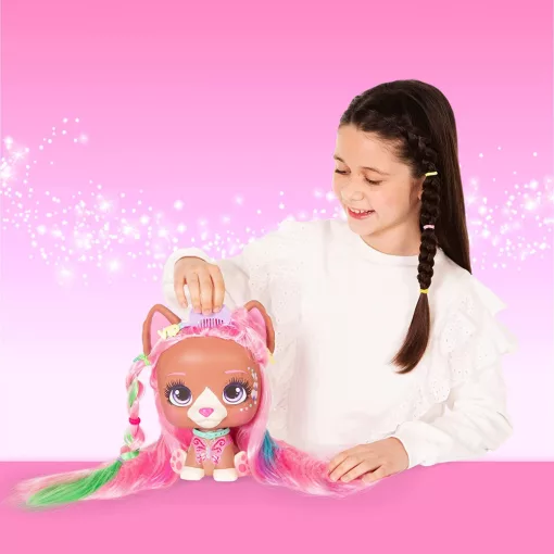 VIP Pets - Mega Nyla kutya figura 40cm hosszú hajjal