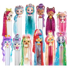 VIP Pets Glitter Twist - Meglepetés kutya figura csillámos, hosszú hajjal S2