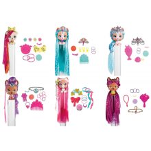 VIP Pets Glitter Twist - Meglepetés kutya figura csillámos, hosszú hajjal S2