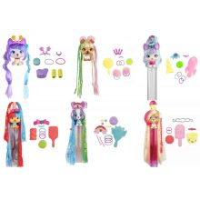 VIP Pets Glitter Twist - Meglepetés kutya figura csillámos, hosszú hajjal S2