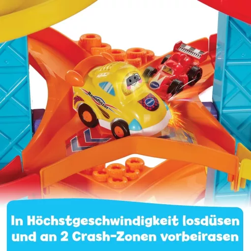 VTech interaktív cikk-cakk torony versenypálya kicsiknek
