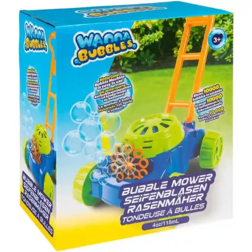 Wanna Bubbles buborékfújó játék fűnyíró folyadékkal