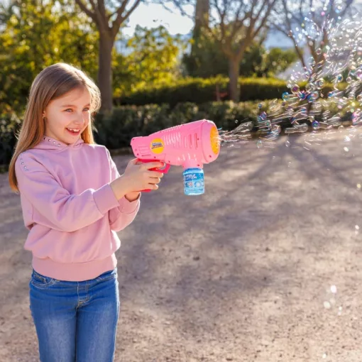 Wanna Bubbles buborékfújó pisztoly folyadékkal