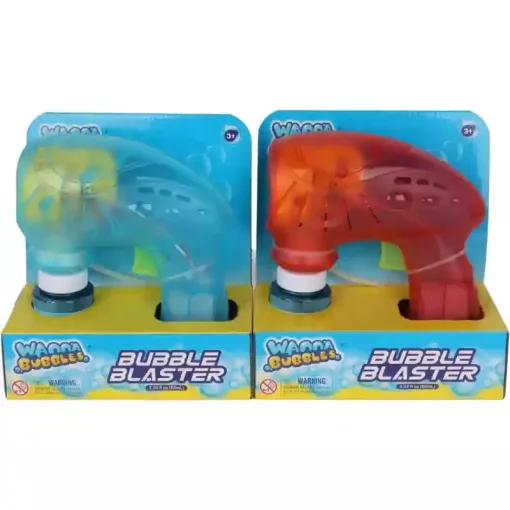 Wanna Bubbles buborékfújó pisztoly fénnyel és folyadékkal