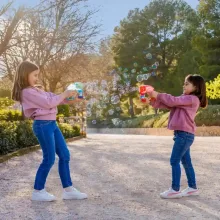 Wanna Bubbles buborékfújó pisztoly fénnyel és folyadékkal