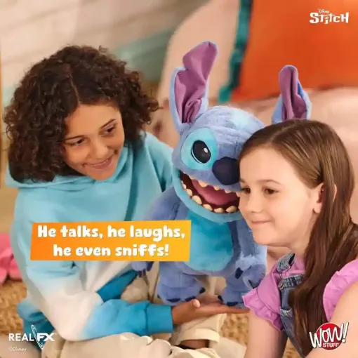  Wow! Stuff Disney Stitch Real FX interaktív plüssfigura 45cm