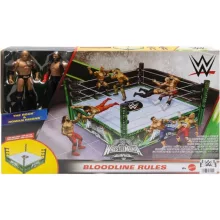 Mattel WWE WrestleMania pankrátor ring The Rock és Roman Reigns figurákkal