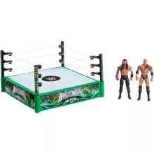 Mattel WWE WrestleMania pankrátor ring The Rock és Roman Reigns figurákkal