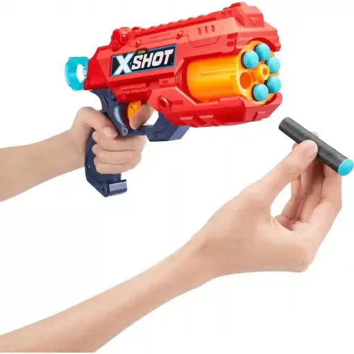 X-Shot Reflex 6 2db játék szivacslövő forgótáras fegyver 36db lövedékkel