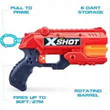 X-Shot Reflex 6 2db játék szivacslövő forgótáras fegyver 36db lövedékkel