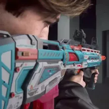 X-Shot Skins Longshot Pro Skins játék szivacslövő fegyver 40db lövedékkel