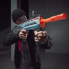 X-Shot Skins Longshot Pro Skins játék szivacslövő fegyver 40db lövedékkel