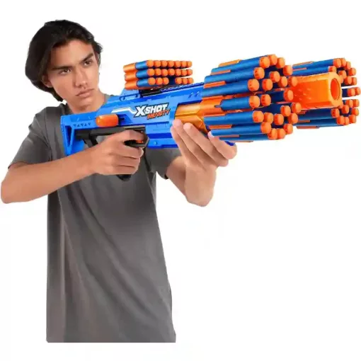 X-Shot Insanity Berzerko játék szivacslövő forgótáras fegyver 48db lövedékkel