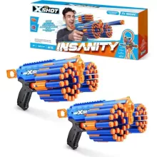 X-Shot Insanity Manic 2db játék szivacslövő fegyver 48db lövedékkel