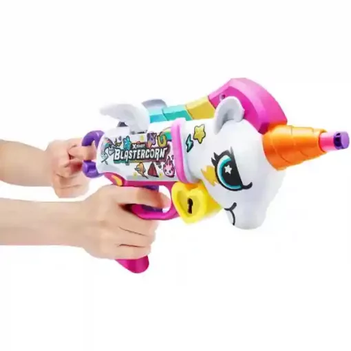 X-Shot Blastercorn játék szivacslövő unikornis fegyver 16db lövedékkel