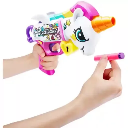 X-Shot Blastercorn játék szivacslövő unikornis fegyver 16db lövedékkel