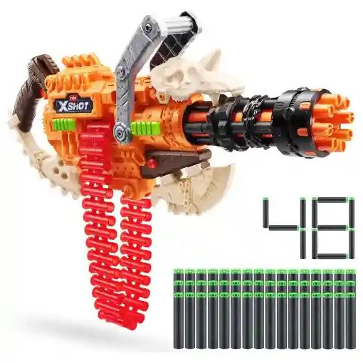 X-Shot Insanity Horrorfire Dread Hammer játék szivacslövő golyószóró gépfegyver 48db lövedékkel