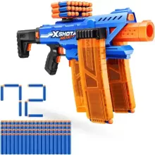 X-Shot Insanity Clip Mania motorizált játék szivacslövő gépfegyver 72db lövedékkel
