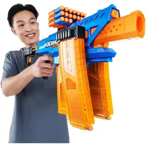 X-Shot Insanity Clip Mania motorizált játék szivacslövő gépfegyver 72db lövedékkel