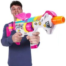 X-Shot Big Rizz Blastercorn szivacslövő unikornis játékfegyver fénnyel