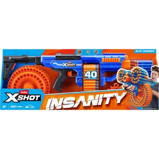 X-Shot Insanity Blitz Hammer szivacslövő játékfegyver
