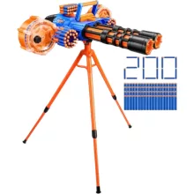 X-Shot Insanity Dartstorm motorizált duplacsövű szivacslövő játékfegyver állvánnyal