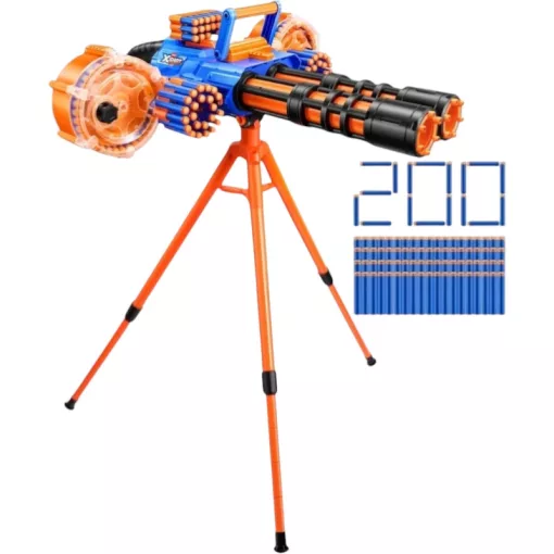 X-Shot Insanity Dartstorm motorizált duplacsövű szivacslövő játékfegyver állvánnyal