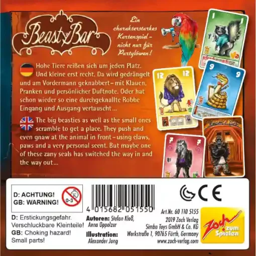 Zoch - Beasty Bar társasjáték